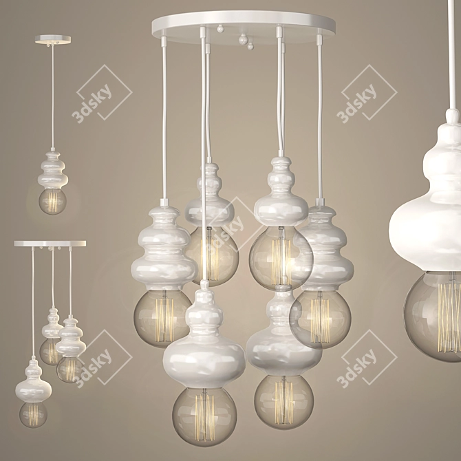 Favourite Bibili Fixtures: Stylish Lighting Solution 3D model image 1