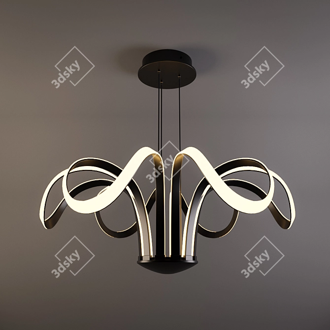 Modern LED Chandelier: Vonn Capella 3D model image 1