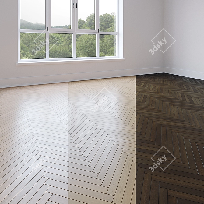 Wooden Floor Collection 3D model image 1