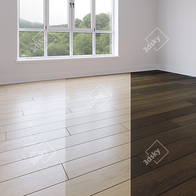 Wooden Floor Collection 3D model image 2