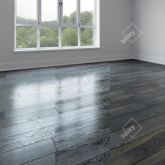 Versatile Wood Flooring Collection 3D model image 2