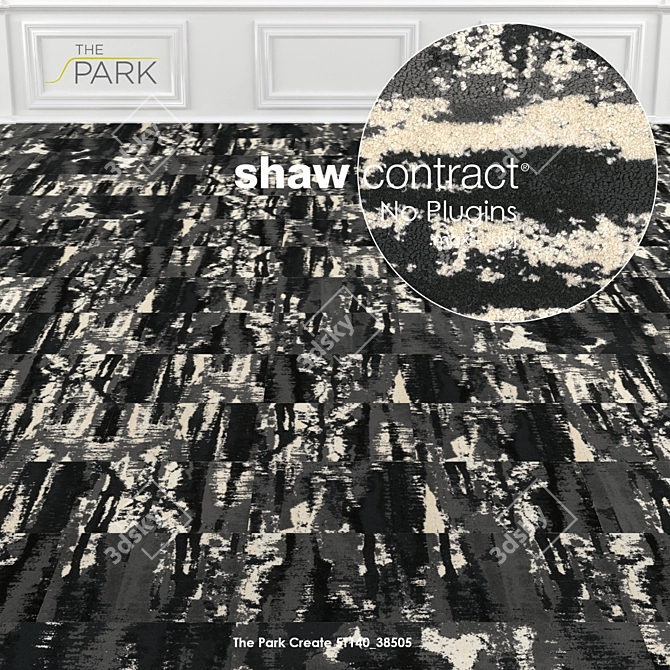 Shaw Park Create Carpet Tiles 3D model image 1