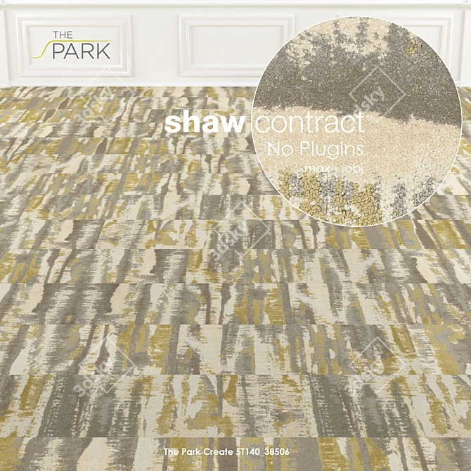 Shaw Park Create Carpet Tiles 3D model image 2