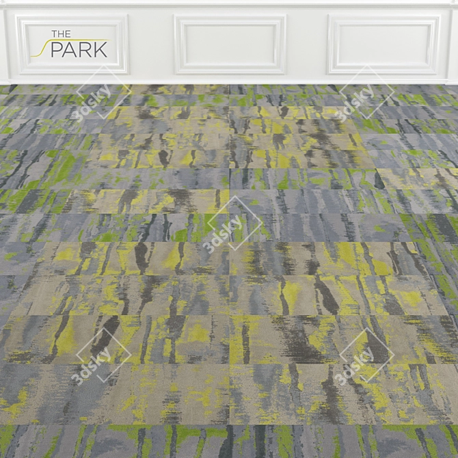 Shaw Park Create Carpet Tiles: Texture-Rich Collection 3D model image 3