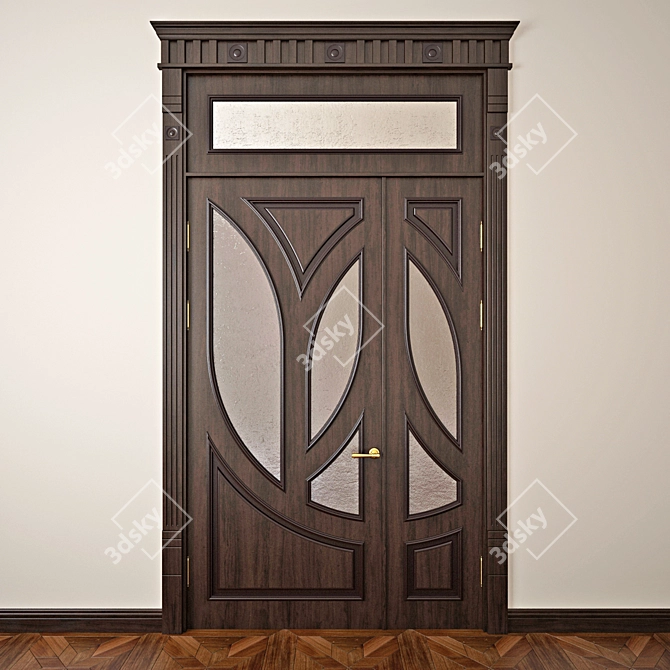 Classic Elegance: Timeless Door 3D model image 1