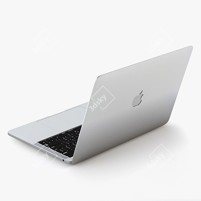 Sleek MacBook Pro 13 3D model image 2