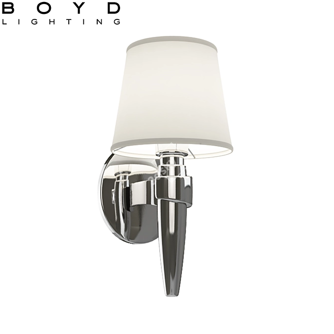 Boyd Liberty Sconce: Artistic Wall Lamp 3D model image 1