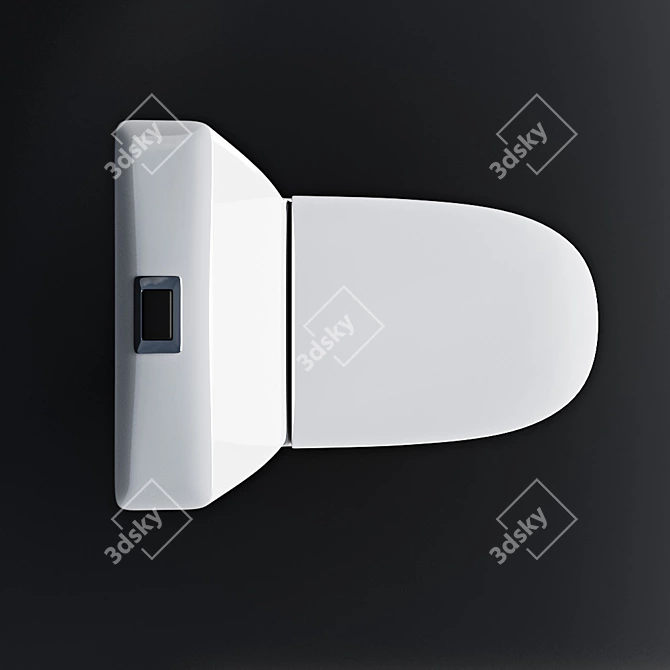 IDO Seven D Toilet: Modern and Stylish 3D model image 2