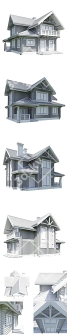 H-Beam Dream Home 3D model image 3