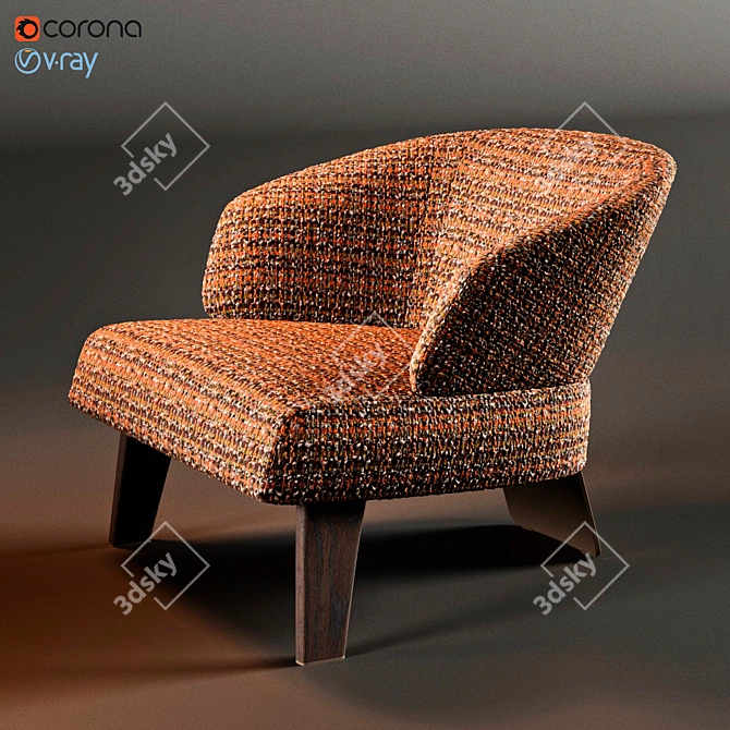 Minotti Creed Large | 3D Model for 3ds Max 3D model image 2