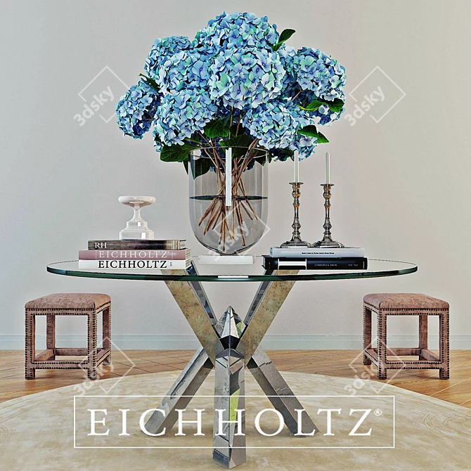 Decorative Set - Eichholtz:
Elegant Home Decor Bundle 3D model image 1