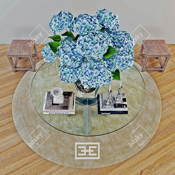 Decorative Set - Eichholtz:
Elegant Home Decor Bundle 3D model image 2