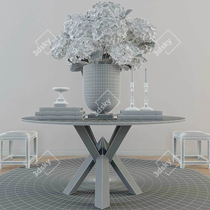 Decorative Set - Eichholtz:
Elegant Home Decor Bundle 3D model image 3