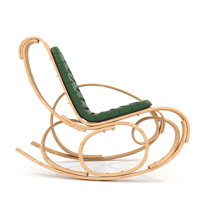 ComfortMax Rocking Chair 3D model image 2