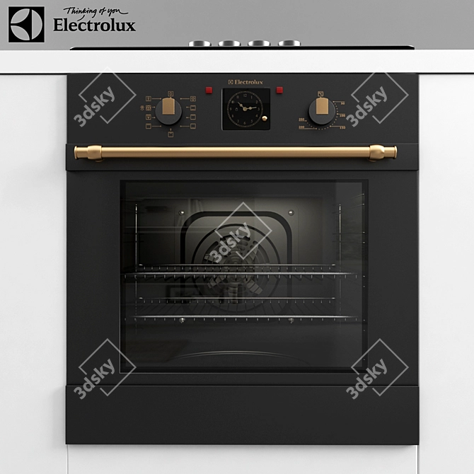 Electrolux Oven & Cooktop Set 3D model image 2