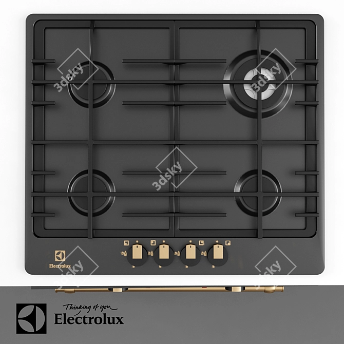 Electrolux Oven & Cooktop Set 3D model image 3