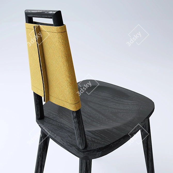 FAB Handmade Wood Chairs 3D model image 2