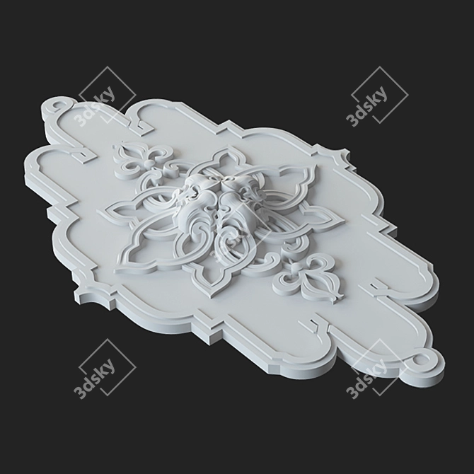 Gypsum Overlay Socket 3D model image 2