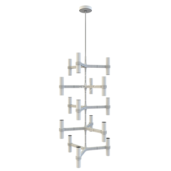 NEMO CROWN MULTI Pendant Chandelier 3D model image 3