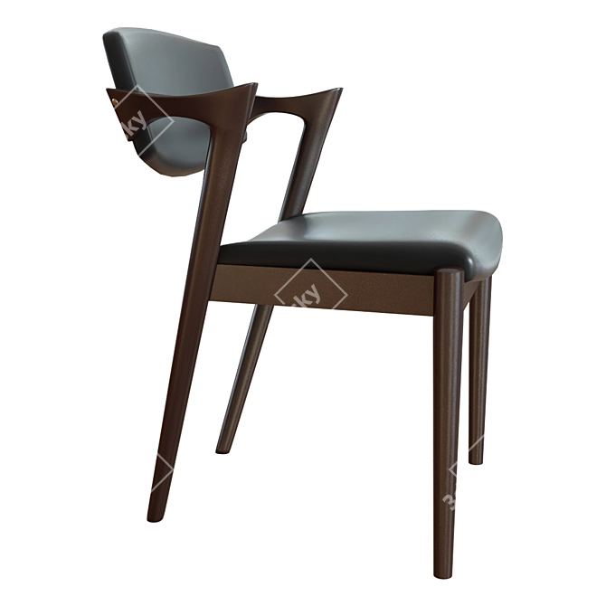 Elegant OTIS Side Chair: A Perfect Blend of Style and Comfort 3D model image 2
