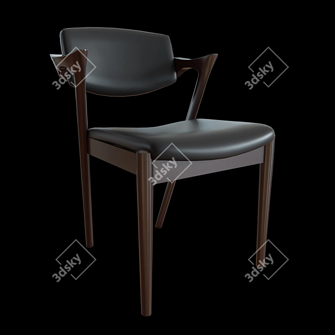 Elegant OTIS Side Chair: A Perfect Blend of Style and Comfort 3D model image 3