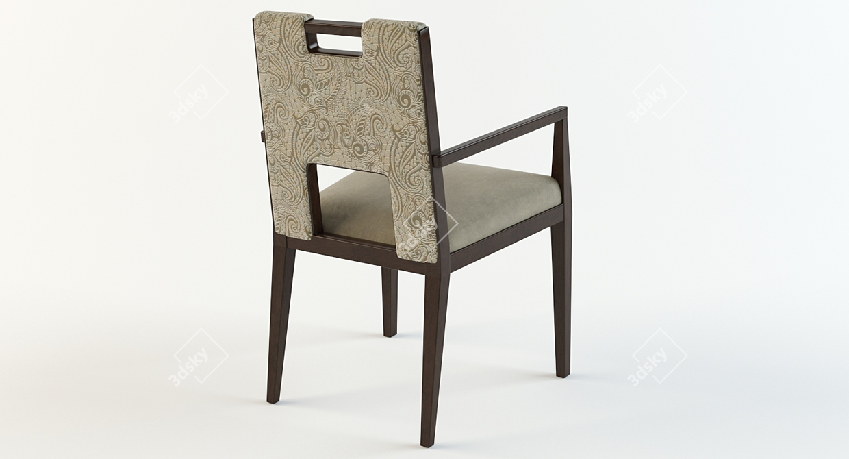 Fairfield 8748-04 Chair: Sophisticated Elegance for Your Home 3D model image 2