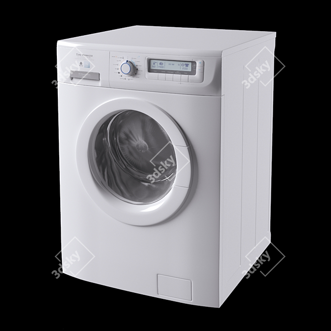 REX Electrolux Laundry: Powerful Machines for Your Laundry Needs 3D model image 2