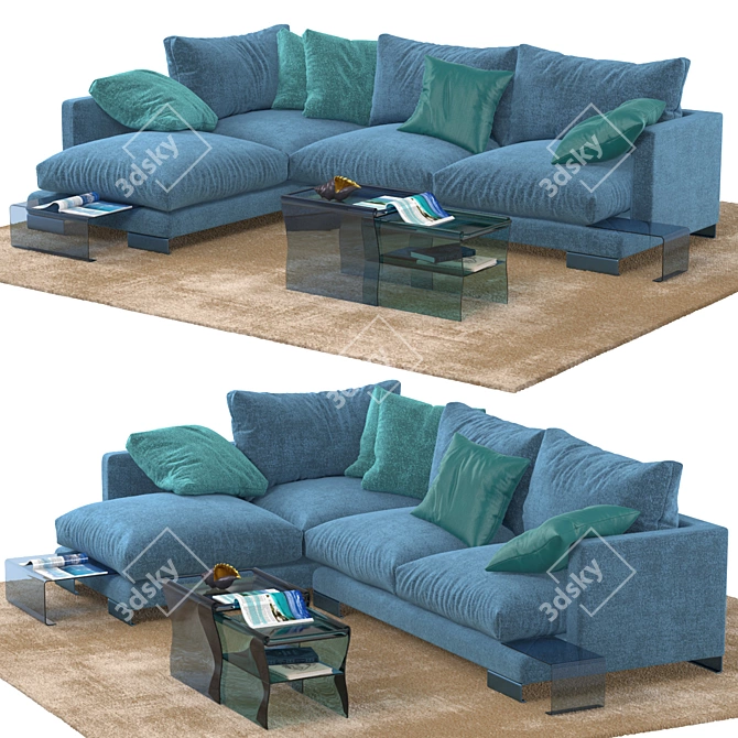 Coastal Comfort: Albert&Shtein Lancaster 3D model image 1