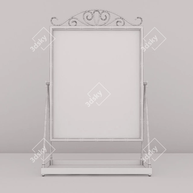 IKEA KARMSUND Mirror: Stylish Storage Solution 3D model image 3