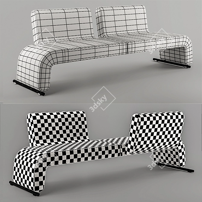 Modular Magic: POLSTERGEIST Sofa 3D model image 2