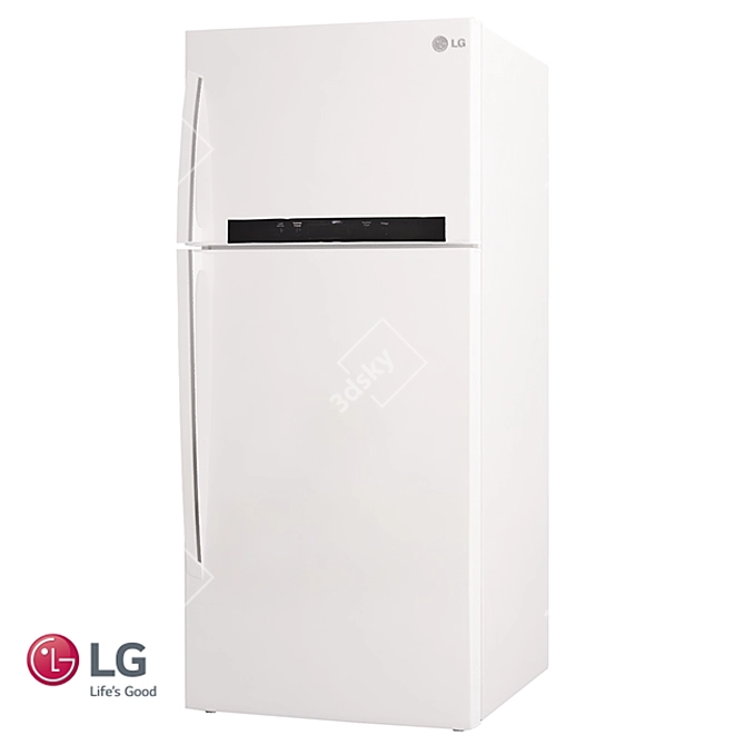 LG GR-M772HLHM Refrigerator 3D model image 1