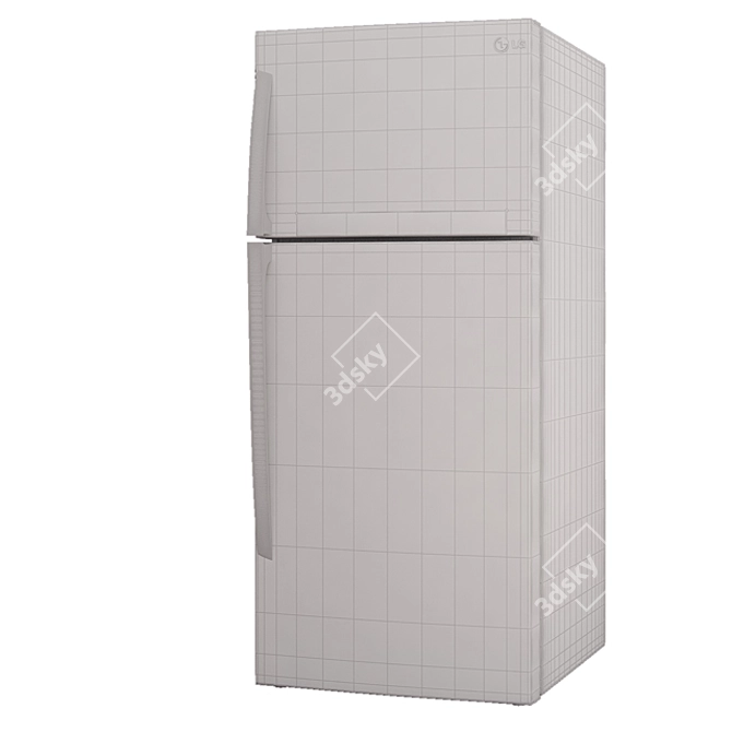 LG GR-M772HLHM Refrigerator 3D model image 3