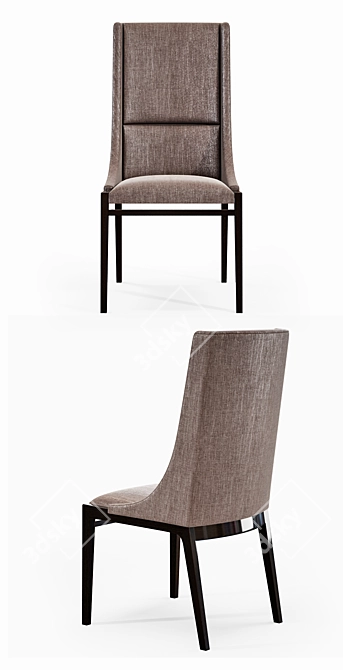 Premium Diana Dining Chair 3D model image 2