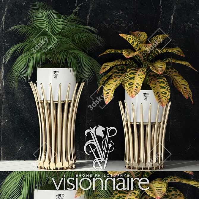 Panarea IPE Cavalli: Visionnaire Elegance 3D model image 1