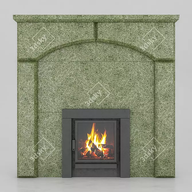 Jade TM07 Bath Furnace Portal 3D model image 1