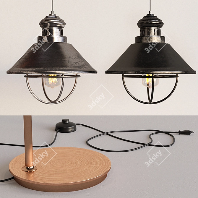 Polish Signal Lamps - Illuminate with Style 3D model image 3