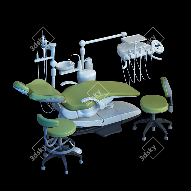 A-Dec 500: Premium Dental Chair 3D model image 1