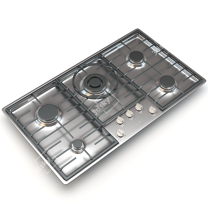 Miele KM 2355 G Gas Cooktop 3D model image 1