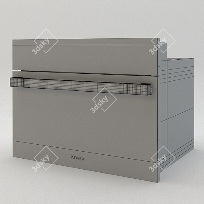 Miele XL Combi Steam Oven 3D model image 2