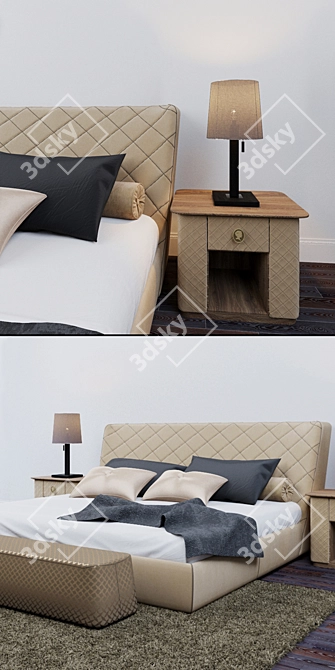 Italian Elegance | Alberta Salotti Bedroom Furniture 3D model image 2