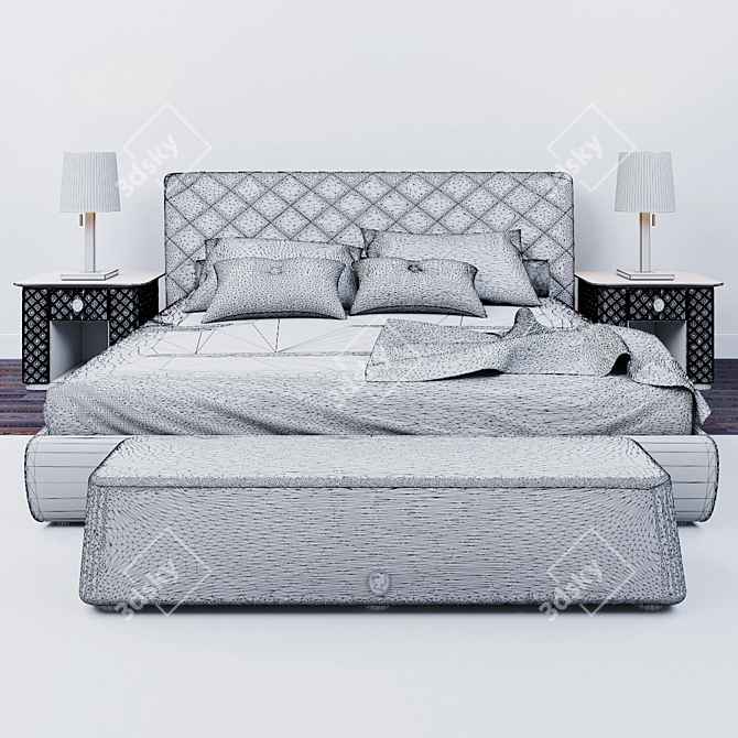 Italian Elegance | Alberta Salotti Bedroom Furniture 3D model image 3