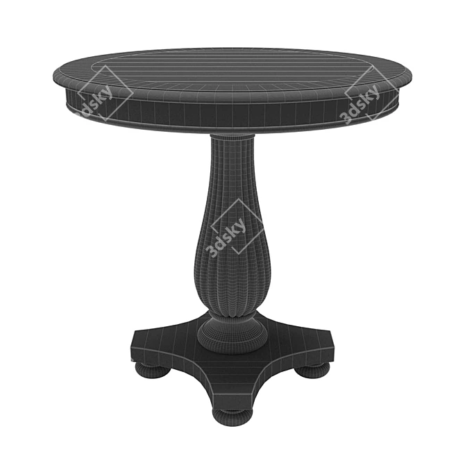 Eastridge Hooker Table: Elegant and Functional 3D model image 2