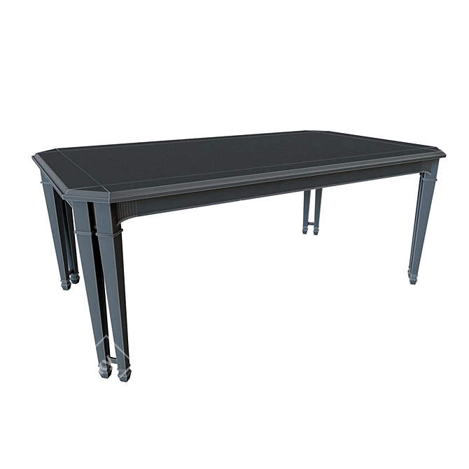 Elegant Palisade Dining Table 3D model image 3