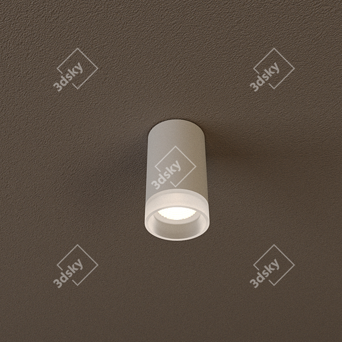 Sleek Matt M: Bulkhead Light 3D model image 1