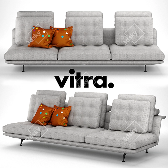 Luxurious Comfort with Vitra 3D model image 1