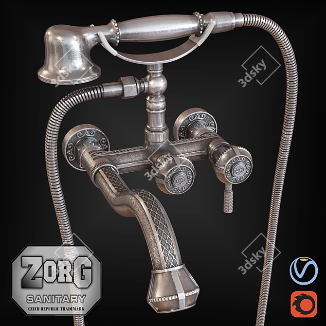 Zorg Antic Mixer: Powerful & Stylish 3D model image 1