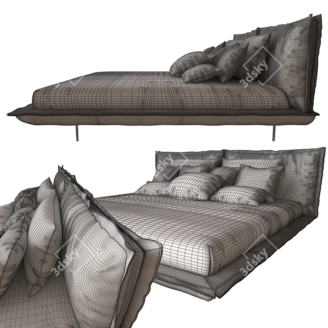 Revolutionary Auto Reverse Dream Bed 3D model image 3