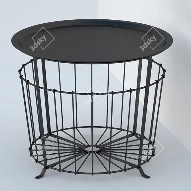 Versatile GUALÖV Storage Table 3D model image 1