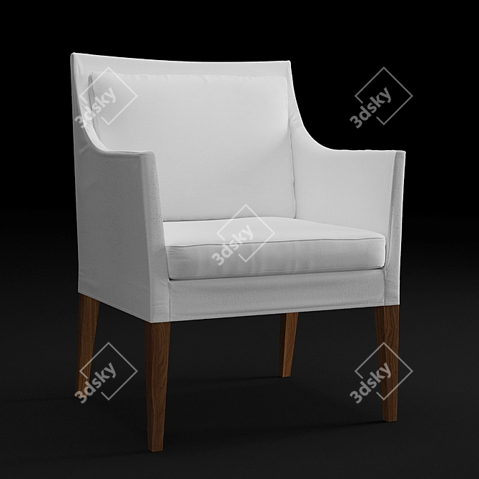 Italian Flexform Armchair 3D model image 1