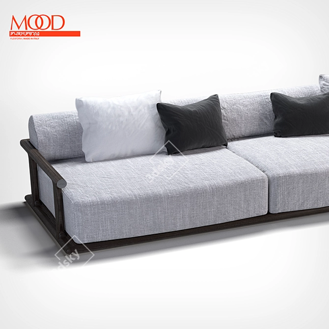 Icaro Sofa: Elegant, Modern Design 3D model image 2